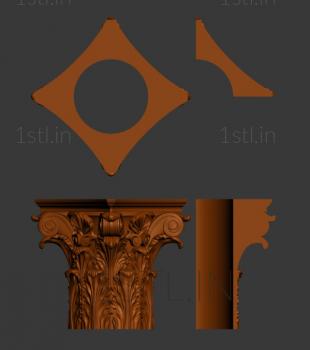 Chapiters (KP_0550) 3D model for CNC machine